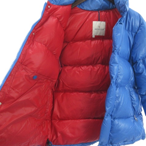 モンクレール MONCLER エベレスト EVEREST ダウンジャケット フード 2way スタンドカラー ナイロン ワッペン 41310/50/68950 ブルー 青系 3 アウター メンズ モンクレール MONCLER エベレスト EVEREST ダウンジャケット フード 2way スタンドカラー ナイロン ワッペン 41310/50/68950 ブルー 青系 3 アウター メンズ