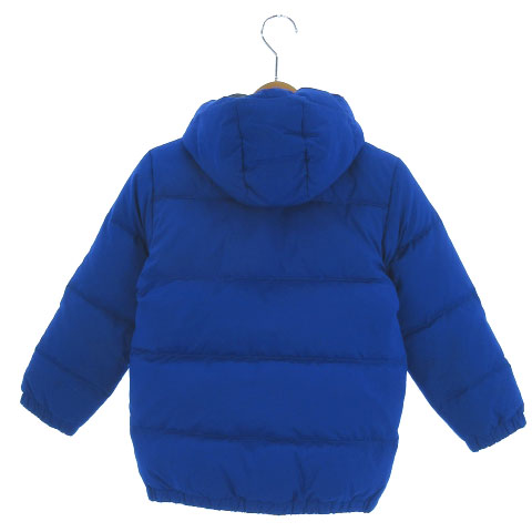 美品 ポロラルフローレン ダウンジャケット ネイビー フード脱着可能 キッズ L POLO RALPH LAUREN Ralph Lauren ダウンジャケット ラルフ