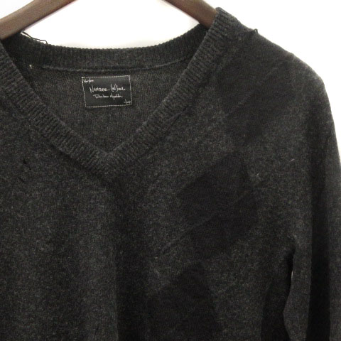 ナンバーナイン NUMBER (N)INE 06AW noir期 ニット セーター 長袖 V 