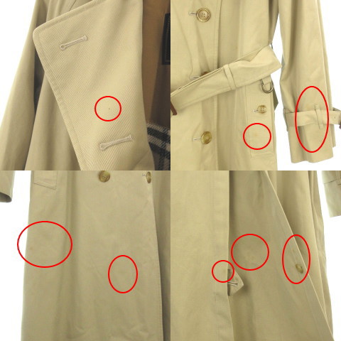 バーバリーズ Burberrys トレンチコート ロング ライナー 7ar カーキベージュ アウター メンズ 002 ベクトルパーク