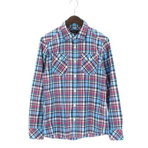 バーバリーブラックレーベル Burberry Black Label シャツ 長袖 チェック コットン 水色 ピンク 2 メンズ 002 ベクトルパーク バーバリーブラックレーベル Burberry Black Label シャツ 長袖 チェック コットン 水色 ピンク 2 メンズ 002 ベクトルパーク