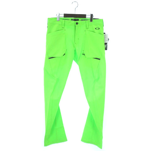 未使用品 オークリー Oakley Skull 3d Tapered 0 パンツ テーパード ストレッチ ゴルフウェア スポーツ 緑 グリーン ネオンカラー 36 メンズ 002 ベクトルパーク