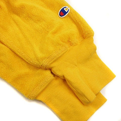 チャンピオン Champion Adam Et Rope アダムエロペ パーカー ジップアップ パイル ロゴ 黃 イエロー L メンズ 002 ベクトルパーク