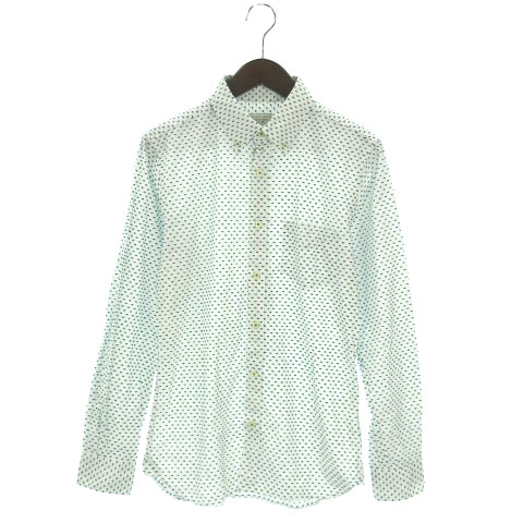 グローバルワーク Global Work シャツ 長袖 ボタンダウン ドット 刺繍 白 緑 ホワイト グリーン M メンズ 002 ベクトルパーク グローバルワーク Global Work シャツ 長袖 ボタンダウン ドット 刺繍 白 緑 ホワイト グリーン M メンズ 002 ベクトルパーク