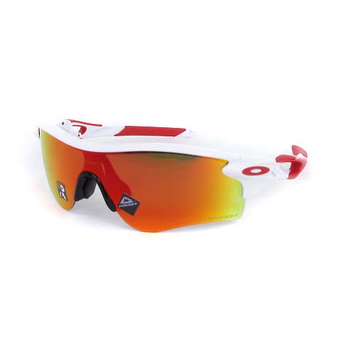 未使用品 オークリー Oakley Oo96 4638 Radar Lock Path Prizm Ruby スポーツ サングラス 白 ホワイト 赤 レッド オレンジ系 131 メンズ 002 ベクトルパーク