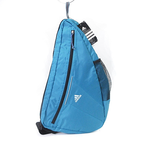 未使用品 アディダス Adidas ボディバッグ ショルダーバッグ ポリエステル 121 005 青 ブルー 8l 鞄 メンズ 002 ベクトルパーク