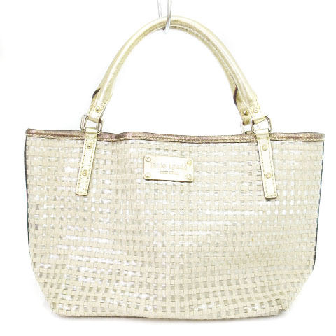 ケイトスペード KATE SPADE バッグ トート ハンド メタリック ゴールド 