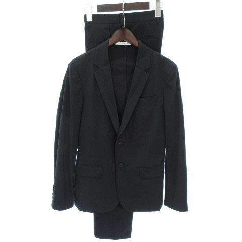 シーケーカルバンクライン Ck Calvin Klein スーツ セットアップ テーラード ジャケット ナイロン ストレッチ 黒 ブラック C84 90 W73 メンズ 002 ベクトルパーク