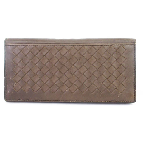 ボッテガヴェネタ Bottega Veneta 長財布 イントレチャート レザー 小銭入れなし 茶 ブラウン系 メンズ 002 ベクトルパーク ボッテガヴェネタ Bottega Veneta 長財布 イントレチャート レザー 小銭入れなし 茶 ブラウン系 メンズ 002 ベクトルパーク