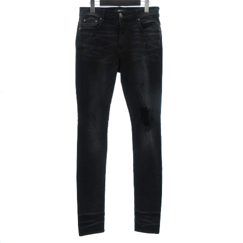 アミリ Amiri Broken Jean デニム パンツ ジーンズ ダメージ加工 コットン Rn 黒 ブラック 30 メンズ 002 ベクトルパーク