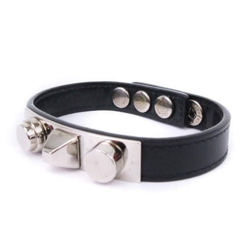 サンローラン パリ Saint Laurent Paris ブレスレット バングル スタッズ レザー 黒 ブラック シルバー アクセサリー メンズ 002 ベクトルパーク サンローラン パリ Saint Laurent Paris ブレスレット バングル スタッズ レザー 黒 ブラック シルバー アクセサリー メンズ 002 ベクトルパーク