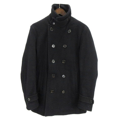 シップスジェットブルー Ships Jet Blue pコート ピーコート ショート メルトン ウール 紺 ネイビー M アウター メンズ 002 902011060023 ベクトルパーク