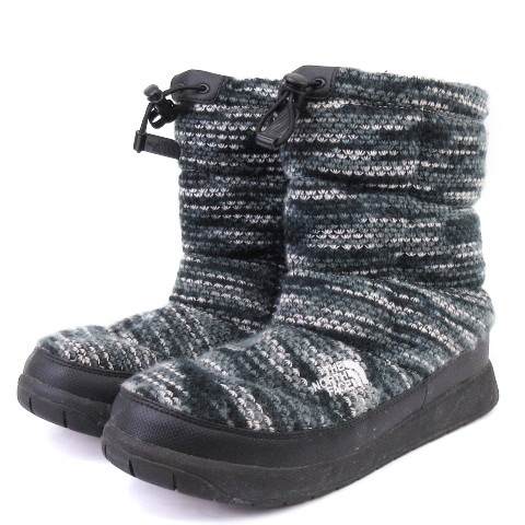 ザノースフェイス The North Face Nuptse Bootie Wool Ii Luxe ヌプシ ブーティ ブーツ スノー ショート ロゴ Nfw ネイビー 26 靴 Vp レディース 002 ベクトルパーク