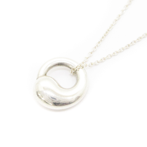 ティファニー TIFFANY & CO. エルサペレッティ エターナルサークル ネックレス ペンダント 925 シルバー AA レディース