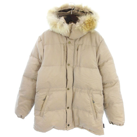 モンクレール MONCLER 茶タグ ダウンジャケット 長袖 フード ファー 