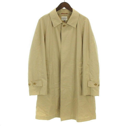 ジェイプレス J Press ステンカラ コート 薄手 ビッグ センターベント コットン L ベージュ Ibs アウター メンズ 002 ベクトルパーク
