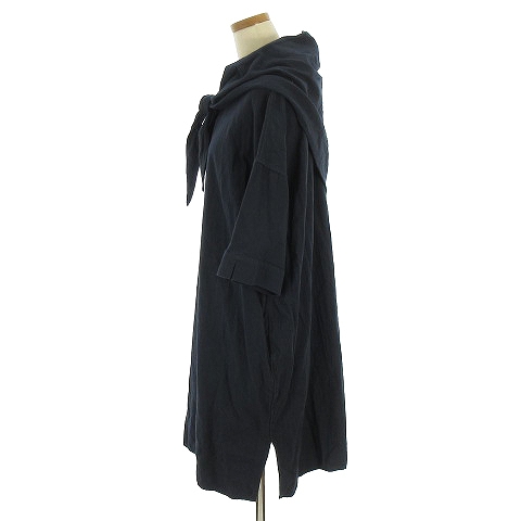ビームスボーイ Beams Boy セーラー ワンピース ひざ丈 スカーフ キーネック 半袖 13 26 0597 286 コットン 紺 ネイビー レディース 002 ベクトルパーク