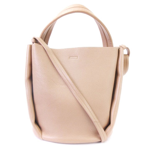 セオリー Theory The Bowery Bag ショルダー トート バッグ ワンハンドル バケツ型 シュリンクレザー 鹿革 ピンクベージュ 鞄 Ibs94 レディース 002 ベクトルパーク