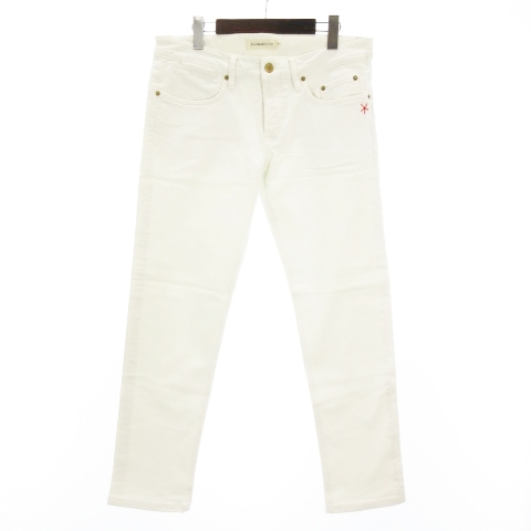 シビリア Siviglia デニム パンツ ジーンズ テーパード ストレッチ ホワイト系 白系 34 Ibs94 メンズ 002 ベクトルパーク