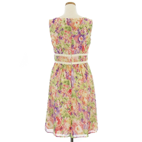 トッカ Tocca 美品 Laundry Line Aquarela ワンピース ひざ丈 ノースリーブ フレア シフォン 花柄 水彩 マルチカラー 0 レディース 002 ベクトルパーク トッカ Tocca 美品 Laundry Line Aquarela ワンピース ひざ丈 ノースリーブ フレア シフォン 花柄 水彩 マルチカラー 0 レディース 002 ベクトルパーク