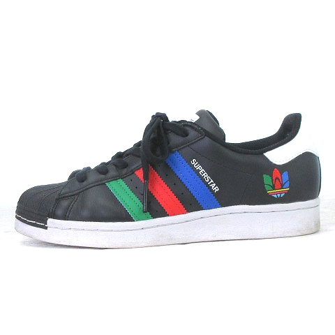 アディダスオリジナルス Adidas Originals 年 Superstar Core Black Green Footwear White スーパースター スニーカー ローカット ゴアラック 刺繍 ロゴ Fu95 黒 ブラック 靴 23 5 Sm レディース 002 ベクトルパーク