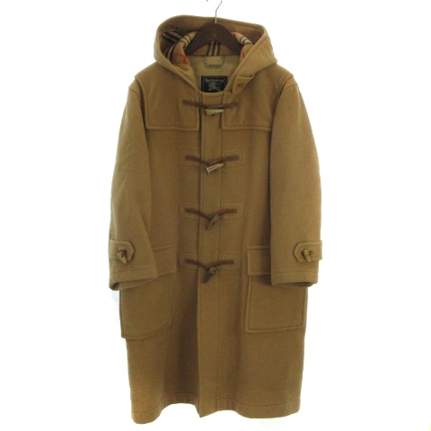 バーバリーズ Burberrys ダッフルコート フード メルトン トグルボタン 裏ノバチェック ウール S ベージュ系 Ecr3 アウター メンズ 002 ベクトルパーク