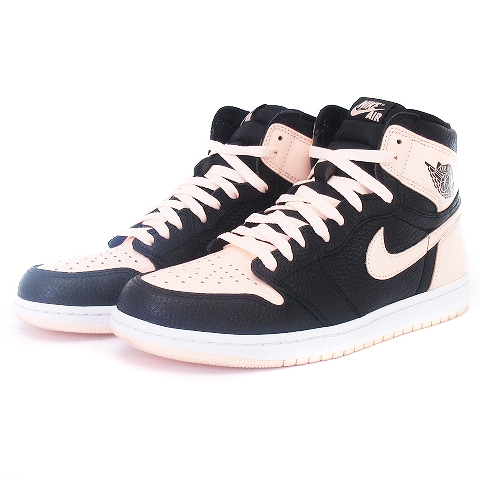 ナイキ Nike 美品 19年 Air Jordan 1 Retro High Og エア ジョーダン 1 レトロ ハイ オージー スニーカー 5550 081 Black Crimson Tint Hyper Pink White ブラック ピンク 28 靴 メンズ 002 ベクトルパーク