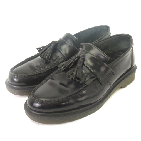 ドクターマーチン Dr Martens Adrian Tassel Loafer エイドリアン タッセル ローファー スリッポン シューズ レザー Uk8 黒 ブラック 靴 メンズ 002 ベクトルパーク