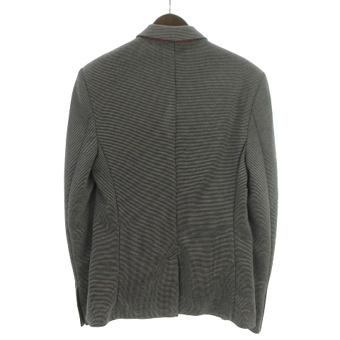 ザラマン Zara Man テーラードジャケット ブレザー シングル 2b 背抜き ポンチ素材 格子柄 灰 グレー系 アウター メンズ 002 ベクトルパーク