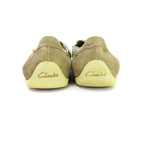 クラークス Clarks ドライビングシューズ ローファー スエード レザー タッセルリボン Uk4 5 23 5 茶色 ブラウン 靴 レディース 002 ベクトルパーク