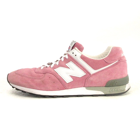 ニューバランス New Balance 30thアニバーサリー限定カラー スニーカー ローカット ロゴ スエード M576pnk イングランド製 ピンク Uk10 靴 メンズ 002 ベクトルパーク