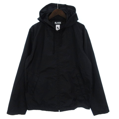 ブラックコムデギャルソン Black Comme Des Garcons ナイキ Nike コラボ ナイロンジャケット パーカー フード ジップアップ スウォッシュ バックプリント 1s J102 黒 ブラック Xl メンズ 002 ベクトルパーク ブラックコムデギャルソン Black Comme Des Garcons ナイキ Nike コラボ ナイロンジャケット パーカー フード ジップアップ スウォッシュ バックプリント 1s J102 黒 ブラック Xl メンズ 002 ベクトルパーク