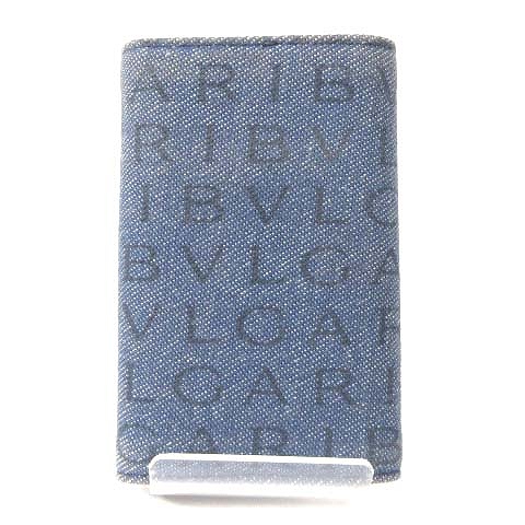 BVLGARI ブルガリ デニムキーケース BVLGARI ブルガリ キーケース デニム デニムブルー : ブランド