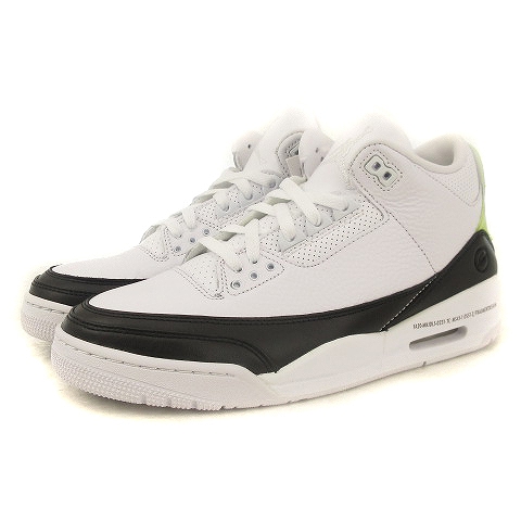 未使用品 ナイキ Nike 美品 Fragment フラグメント Aj3 Air Jordan 3 Retro Sp エアジョーダン レトロ スニーカー ローカット Da3595 100 白 ホワイト 27cm 靴 メンズ 002 ベクトルパーク