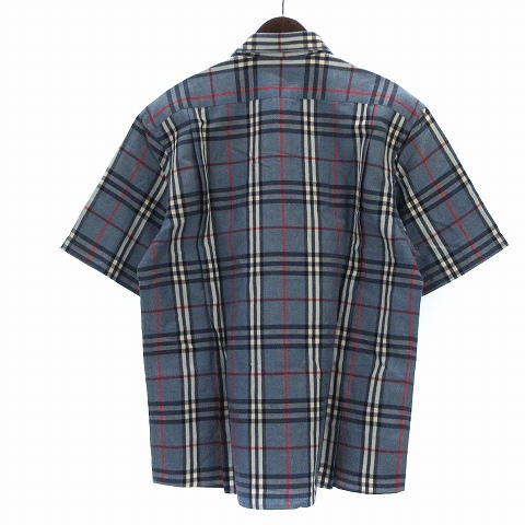 バーバリー ロンドン BURBERRY LONDON シャツ 半袖 胸ポケット ロゴ 