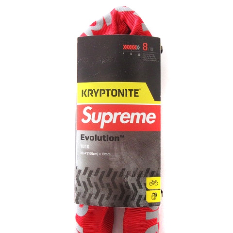 未使用品 シュプリーム SUPREME Kryptonite Integrated Chain Lock 