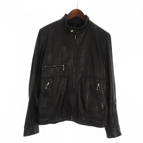 ソフネット SOPHNET. CAMOUFLAGE ライダースジャケット シングル 