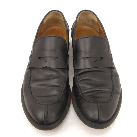 グッチ GUCCI ウェブソール コインローファー ペニー レザー 295117 黒