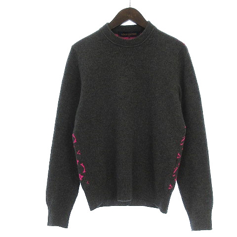 ルイヴィトン LOUIS VUITTON 18AW モノグラム カシミヤ100% ニット  