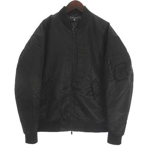 ユニクロ Uniqlo ジルサンダー J 21年製 美品 ハイブリッド ダウンジャケット Ma 1 ブルゾン ナイロン 311 無地 黒 ブラック Xl アウター メンズ 002 ベクトルパーク