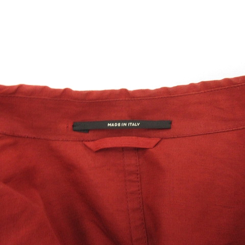 エルメス HERMES テーラード ジャケット ブレザー 麻混 シングル  