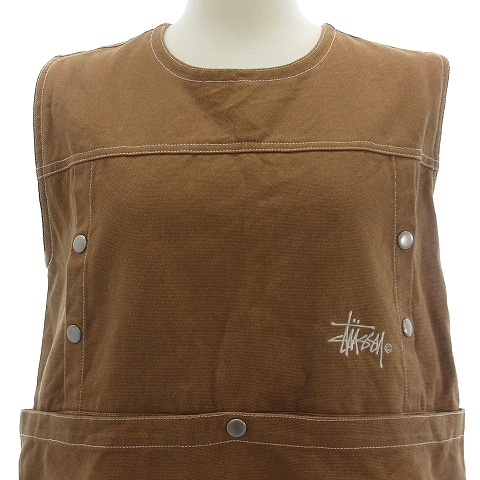 ステューシー STUSSY 21SS ワンピース ノースリーブ 丸首 ワーク風 