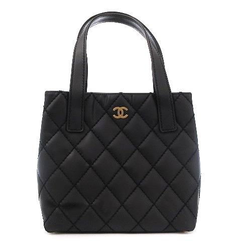 シャネル CHANEL ワイルドステッチ トートバッグ ココマーク ハンド