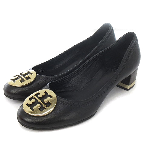 トリーバーチ TORY BURCH パンプス ラウンドトゥ チャンキーヒール 