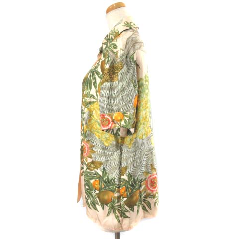エルメス HERMES PASSIFLORES パッションフラワー シャツ ブラウス 