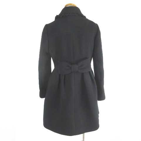 ケイトスペード KATE SPADE ラッフル トリム コート ウール フリル  