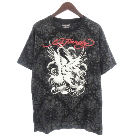 未使用品 エドハーディー Ed Hardy タグ付き Tシャツ カットソー 半袖 