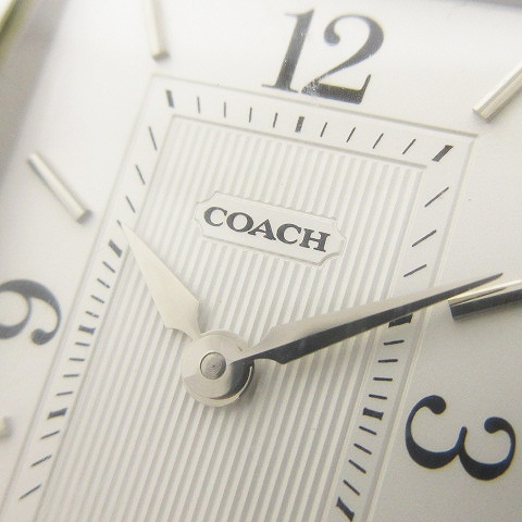 コーチ COACH 腕時計 アナログ クオーツ W514 レクタンギュラー