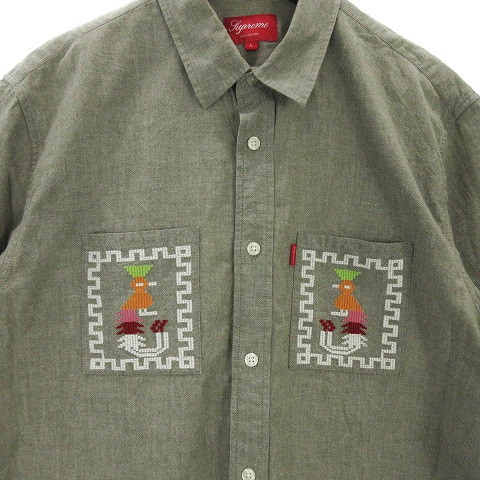 Supreme 2013ss guatemala shirt 半袖シャツ L シュプリーム SUPREME 13SS Guatemala Shirt グアテマラ シャツ