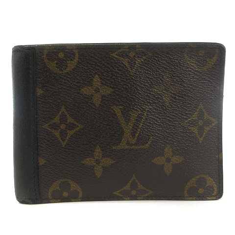 ルイヴィトン LOUIS VUITTON モノグラム マカサー ポルトフォイユ 